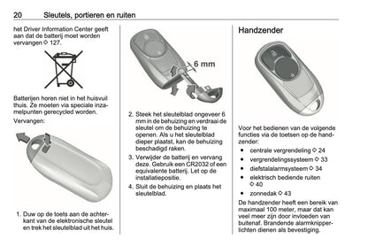 2019 Opel Isignia Owner's Manual | Dutch