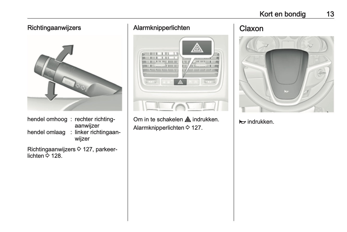 2016-2017 Opel Meriva Owner's Manual | Dutch