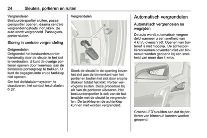 2016-2017 Opel Meriva Owner's Manual | Dutch