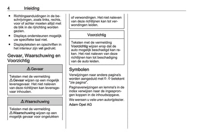 2016-2017 Opel Meriva Owner's Manual | Dutch