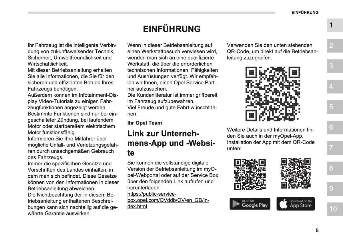 2026 Opel Mokka Owner's Manual | German