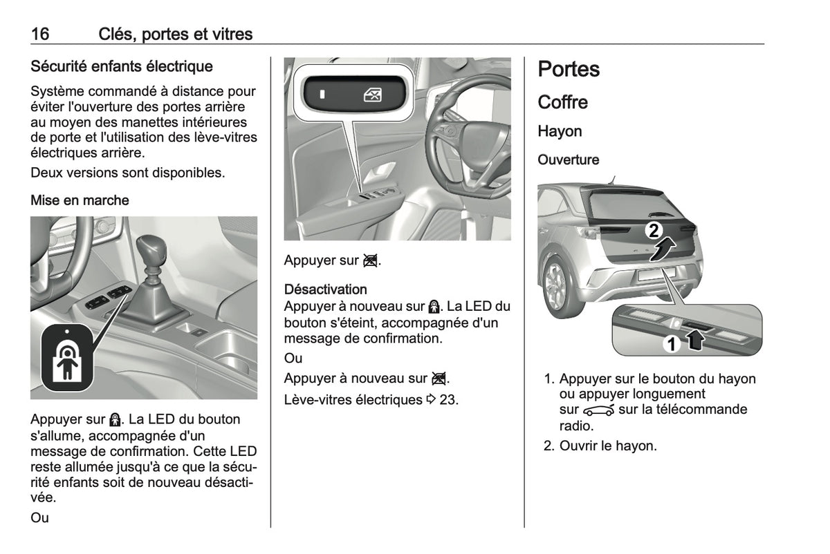 2023 Opel Mokka Manuel du propriétaire | Français