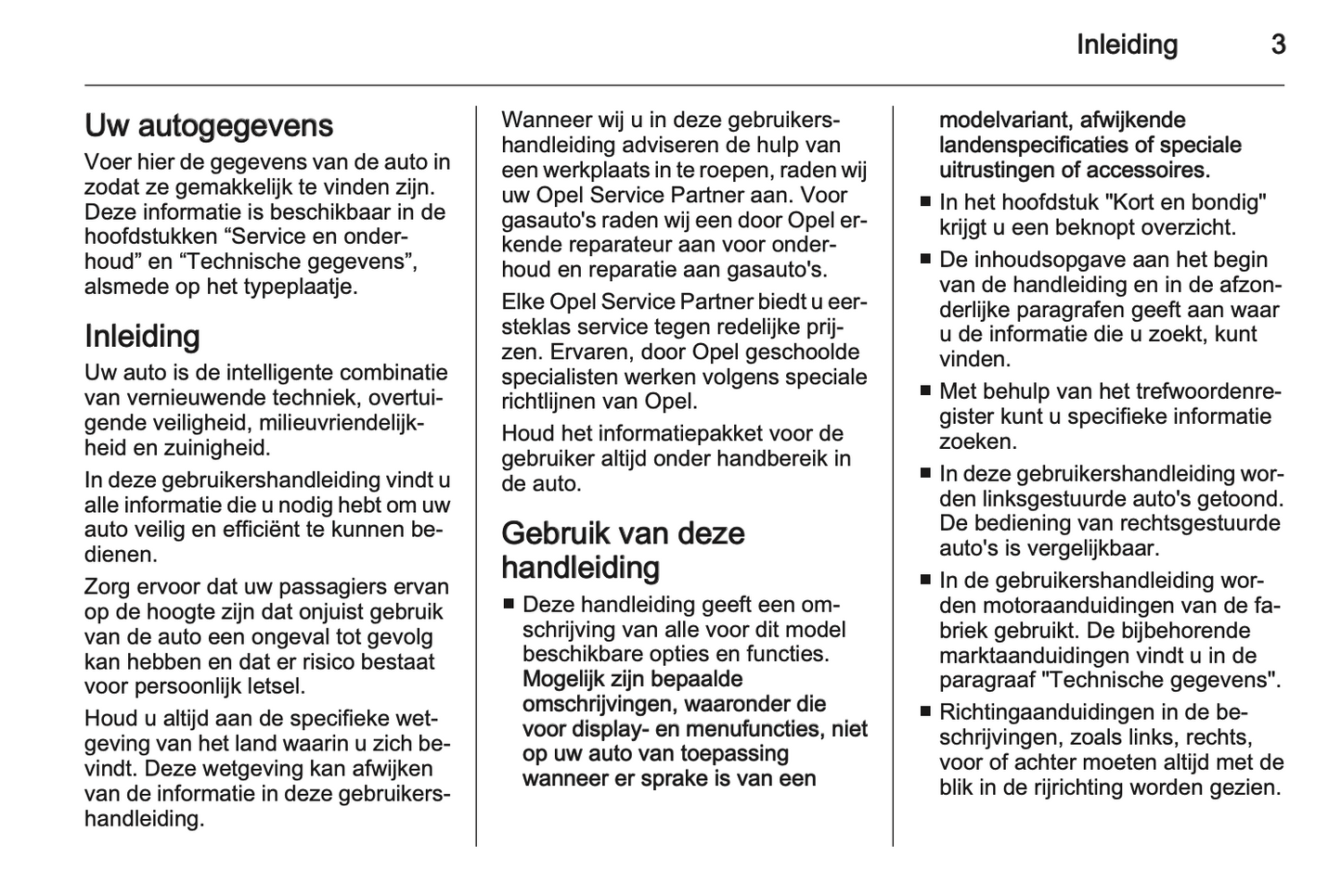 2013-2014 Opel Mokka Owner's Manual | Dutch