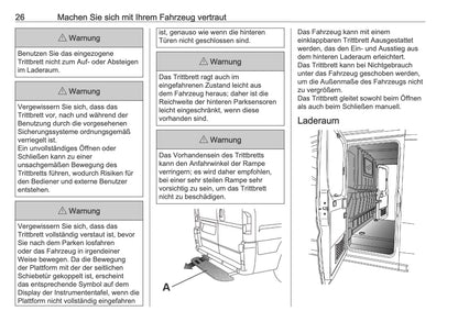 2026 Opel Movano Owner's Manual | German