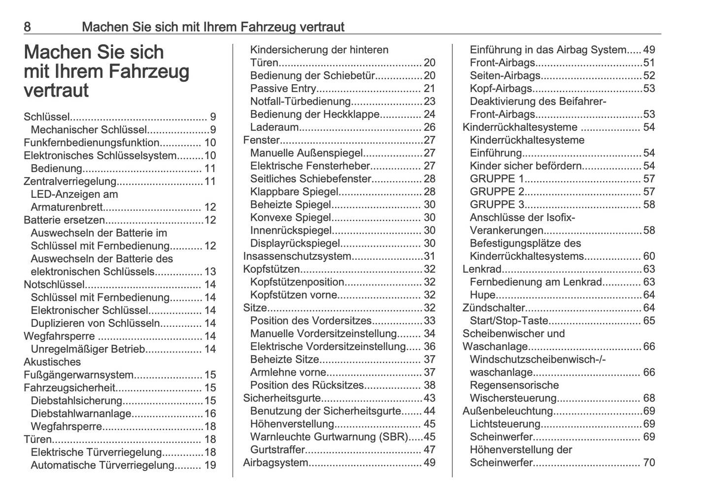 2026 Opel Movano Owner's Manual | German