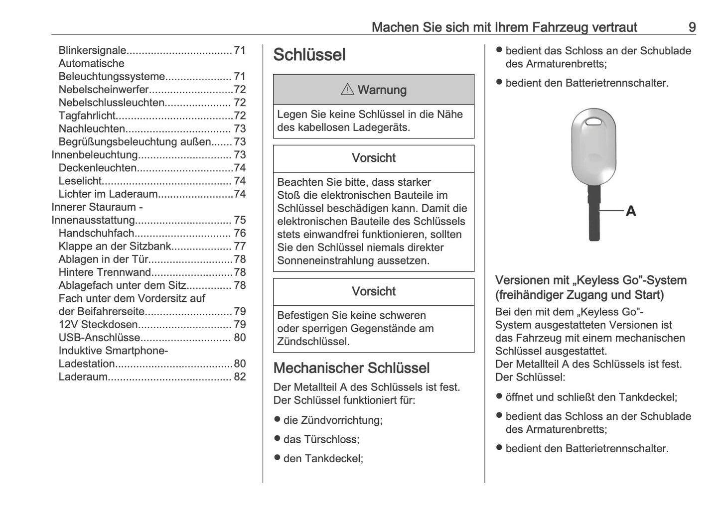 2026 Opel Movano Owner's Manual | German