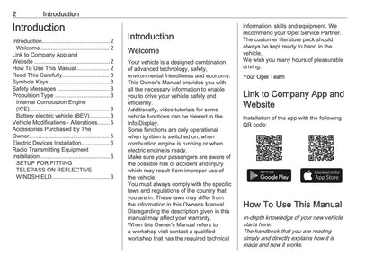 2026 Opel Movano Owner's Manual | English