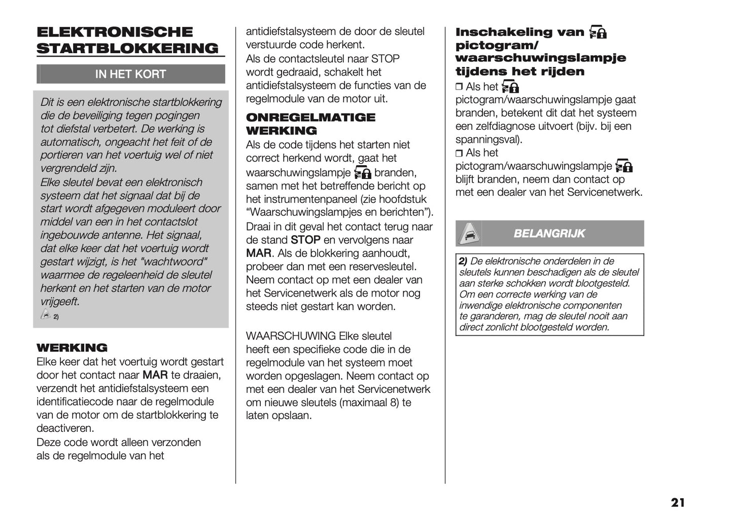 2025 Opel Movano Owner's Manual | Dutch