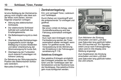 2024-2025 Opel Vivaro Owner's Manual | German