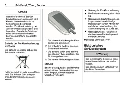 2024-2025 Opel Vivaro Owner's Manual | German