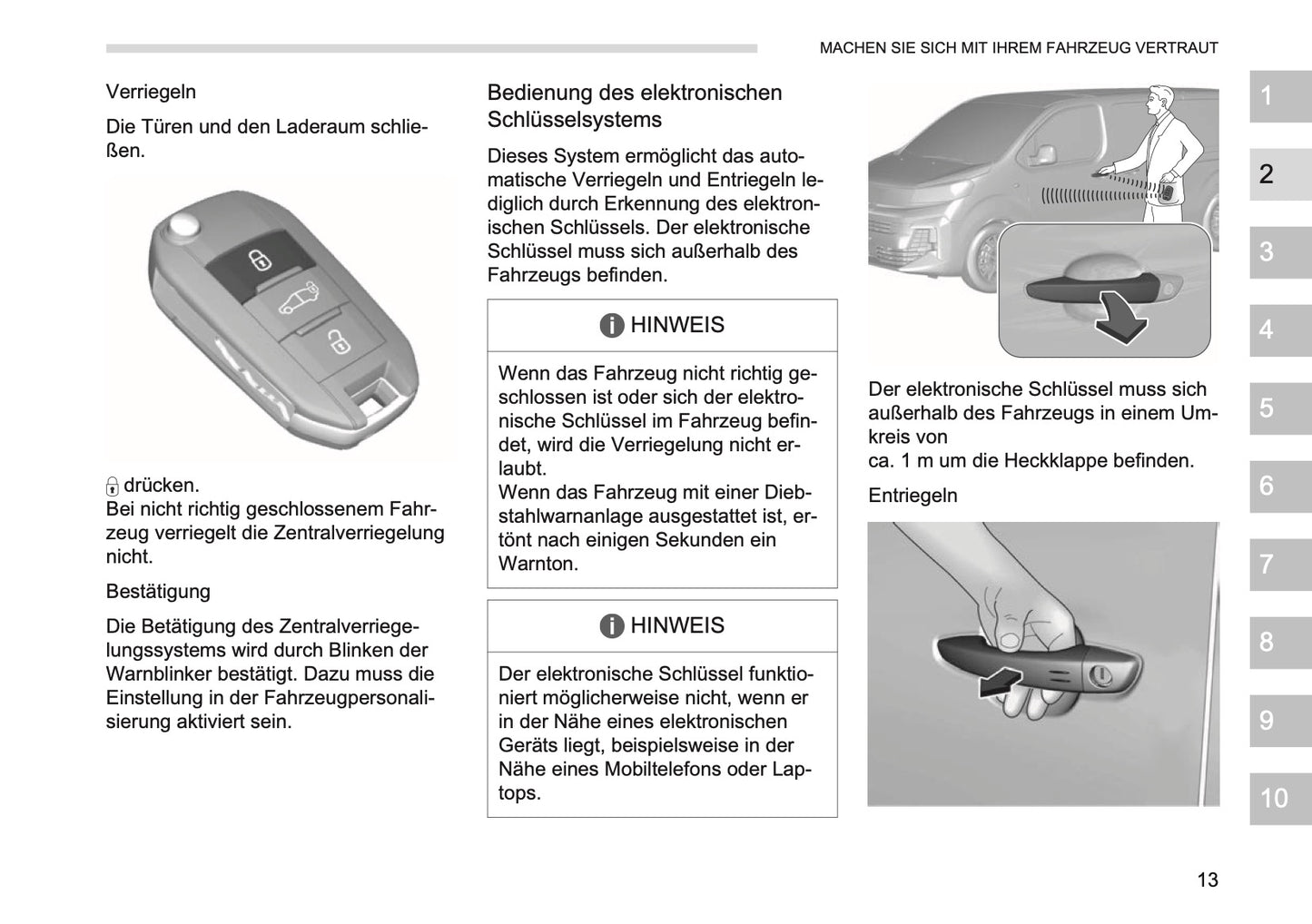 2026 Opel Vivaro Owner's Manual | German