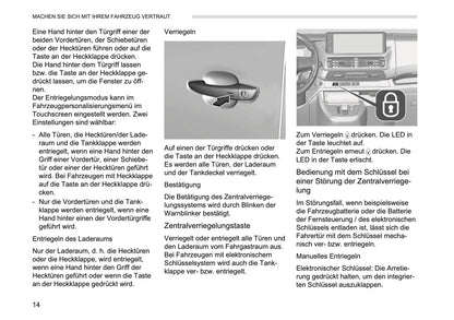 2026 Opel Vivaro Owner's Manual | German