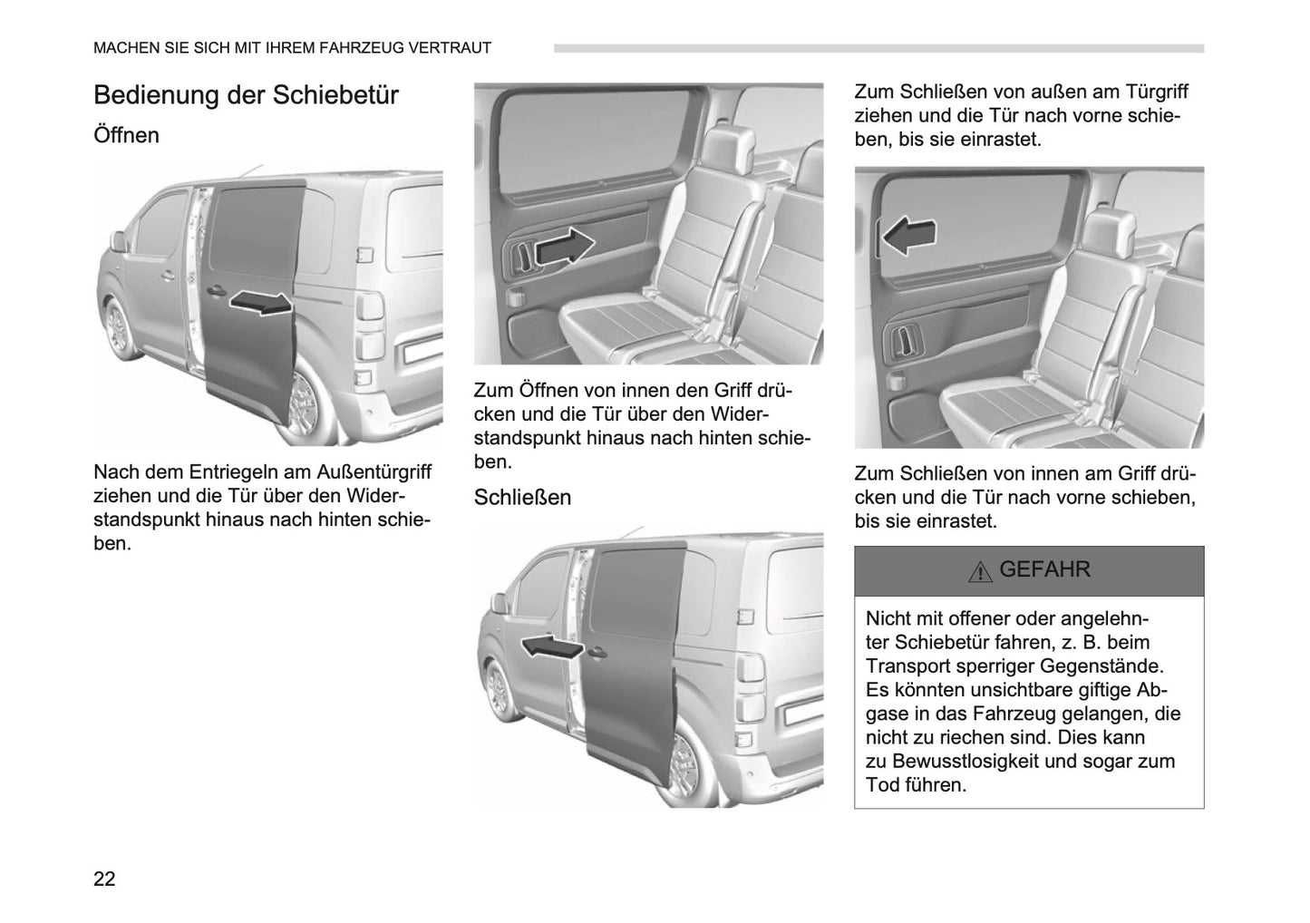 2026 Opel Vivaro Owner's Manual | German