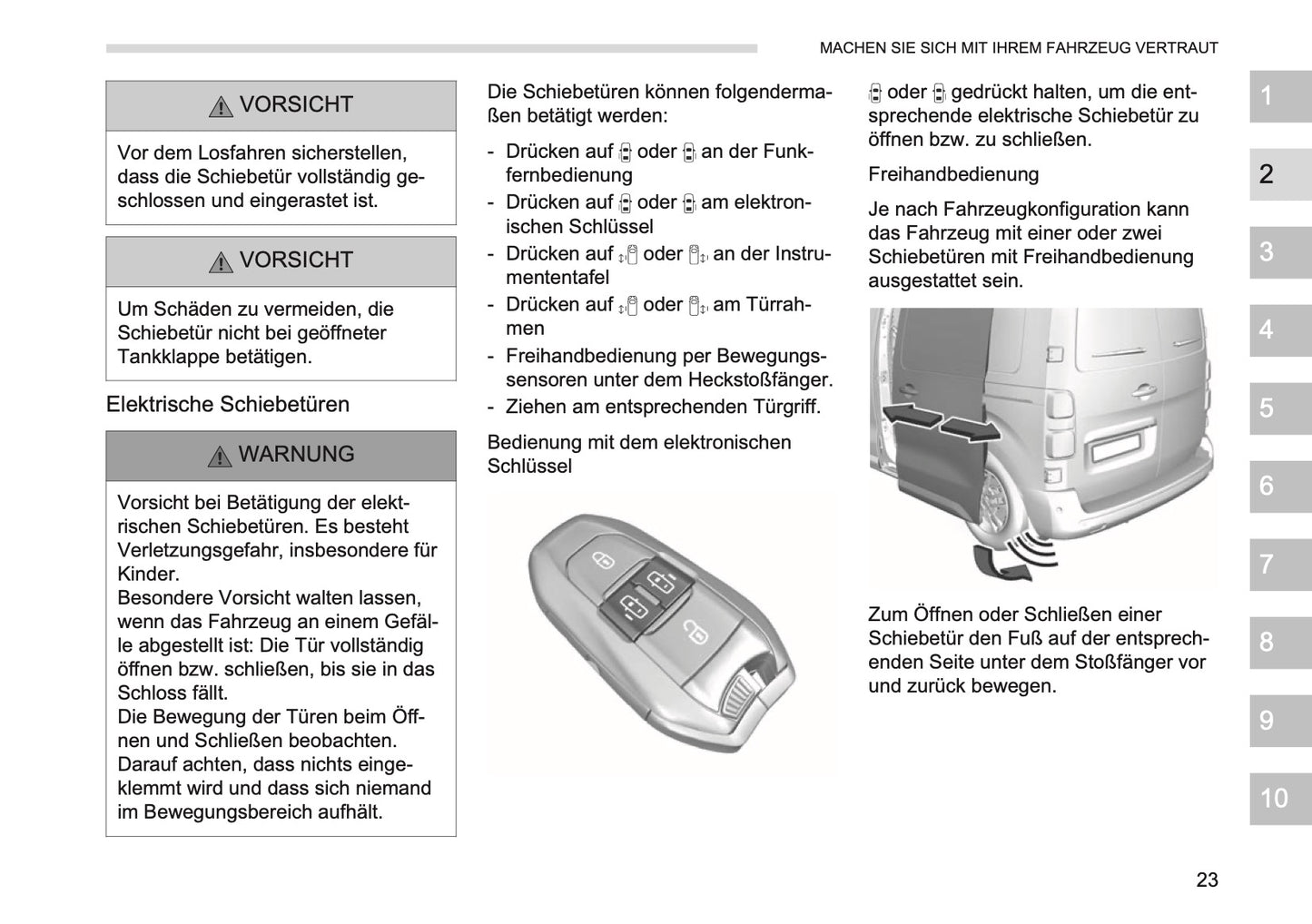 2026 Opel Vivaro Owner's Manual | German