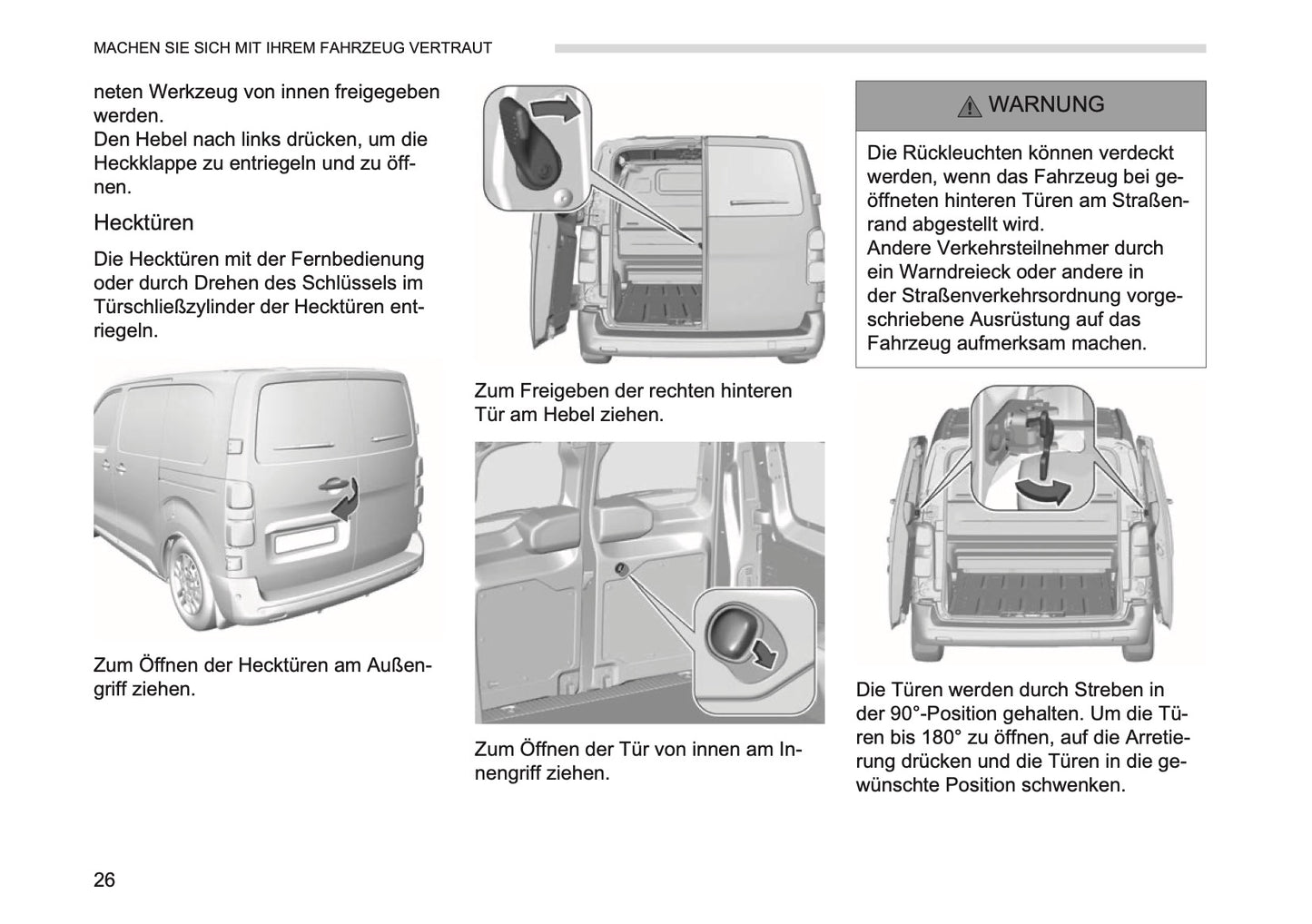 2026 Opel Vivaro Owner's Manual | German