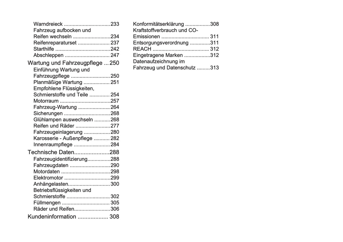 2026 Opel Vivaro Owner's Manual | German