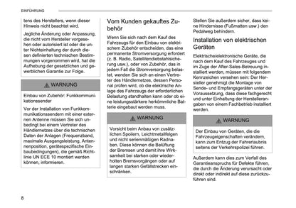 2026 Opel Vivaro Owner's Manual | German