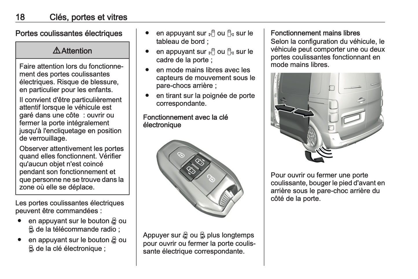 2024-2025 Opel Vivaro Manuel du propriétaire | Français