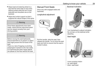2025-2026 Opel Vivaro Owner's Manual | English