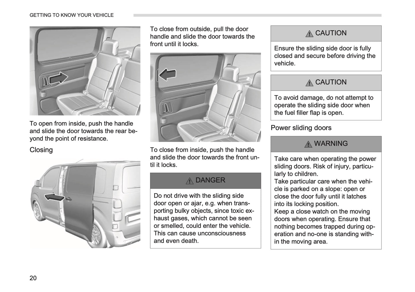 2026 Opel Vivaro Owner's Manual | English