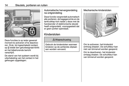 2023-2024 Opel Vivaro Owner's Manual | Dutch