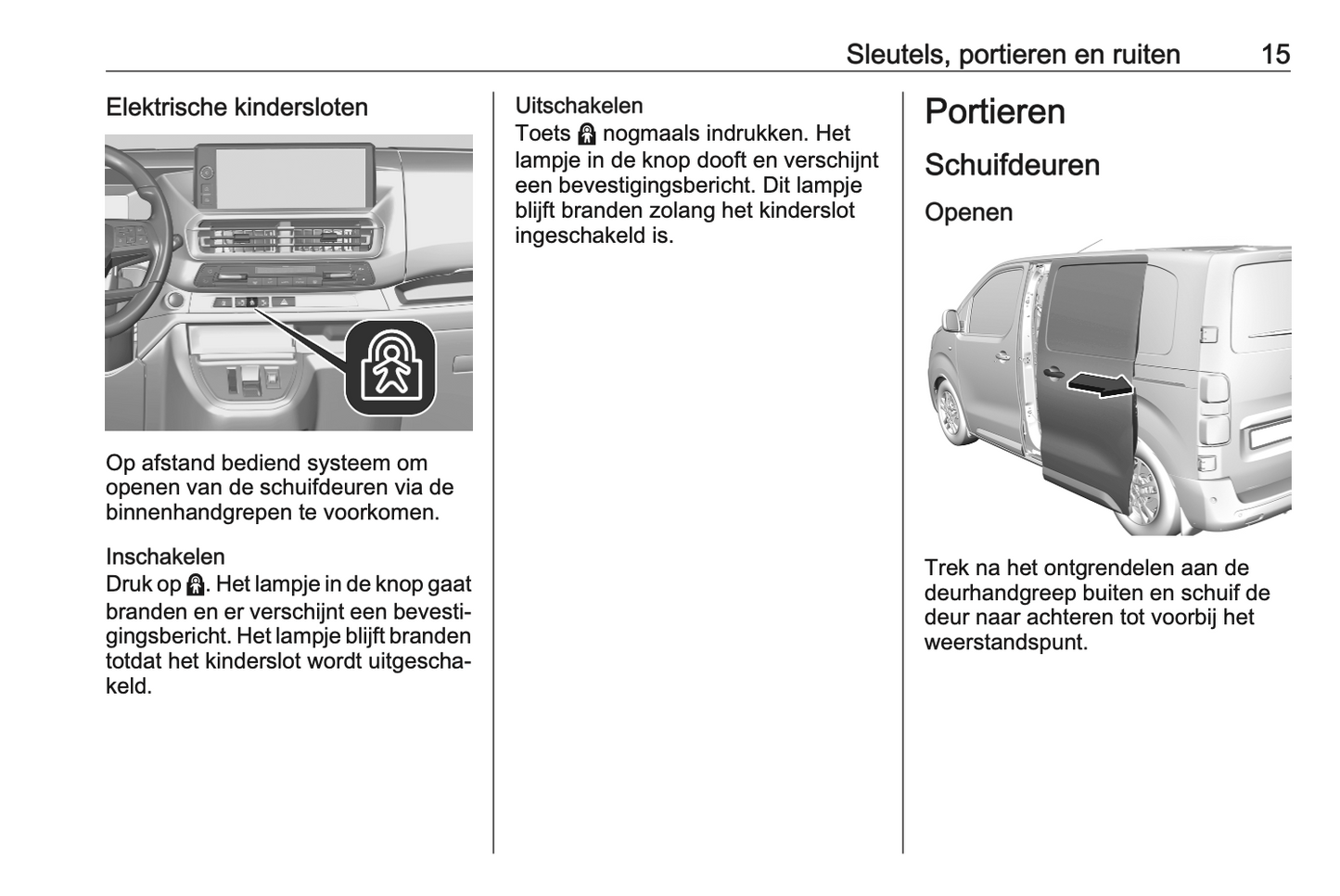 2023-2024 Opel Vivaro Owner's Manual | Dutch