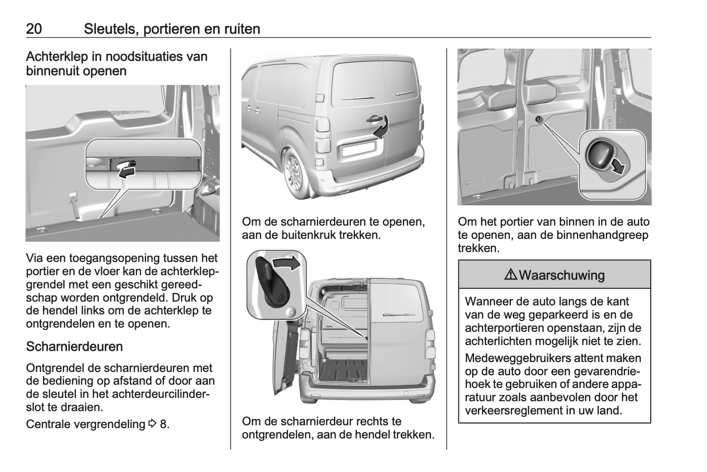 2023-2024 Opel Vivaro Owner's Manual | Dutch