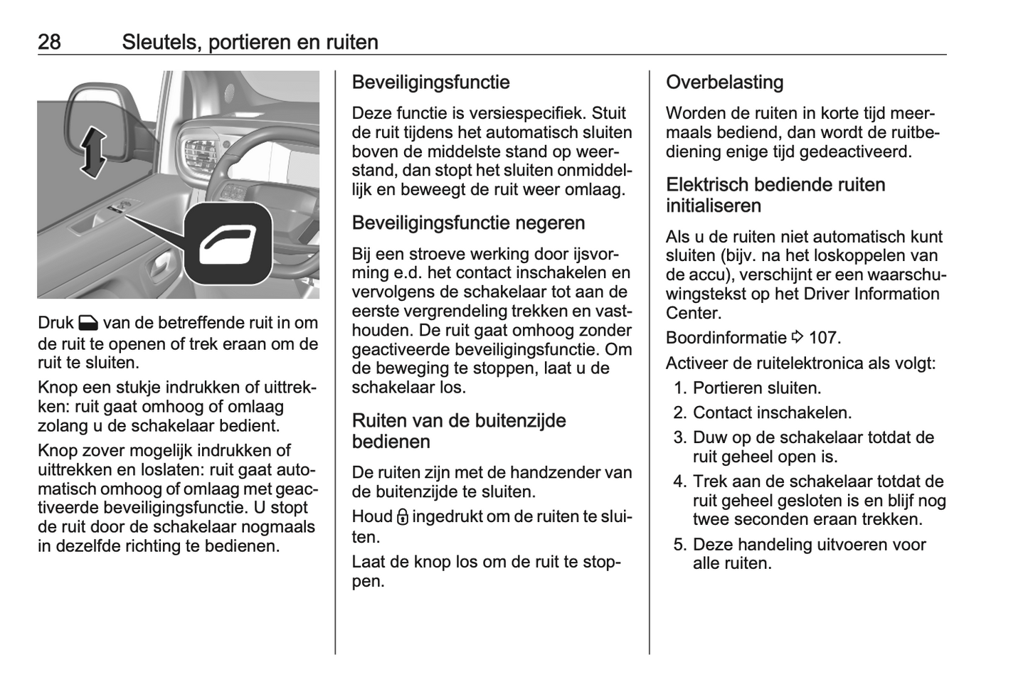 2023-2024 Opel Vivaro Owner's Manual | Dutch