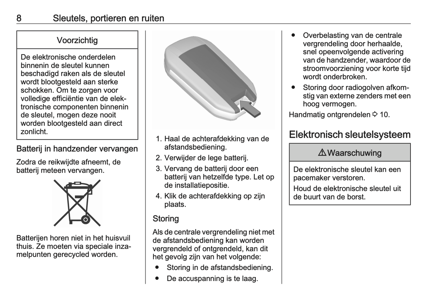 2024 Opel Vivaro Owner's Manual | Dutch