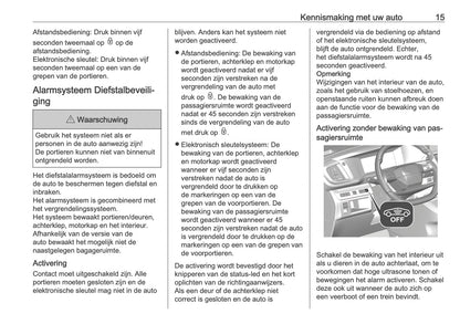 2025-2026 Opel Vivaro Owner's Manual | Dutch