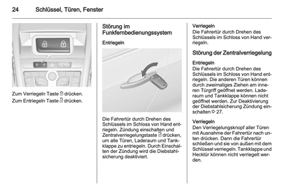 2012 Opel Zafira Tourer Owner's Manual | German