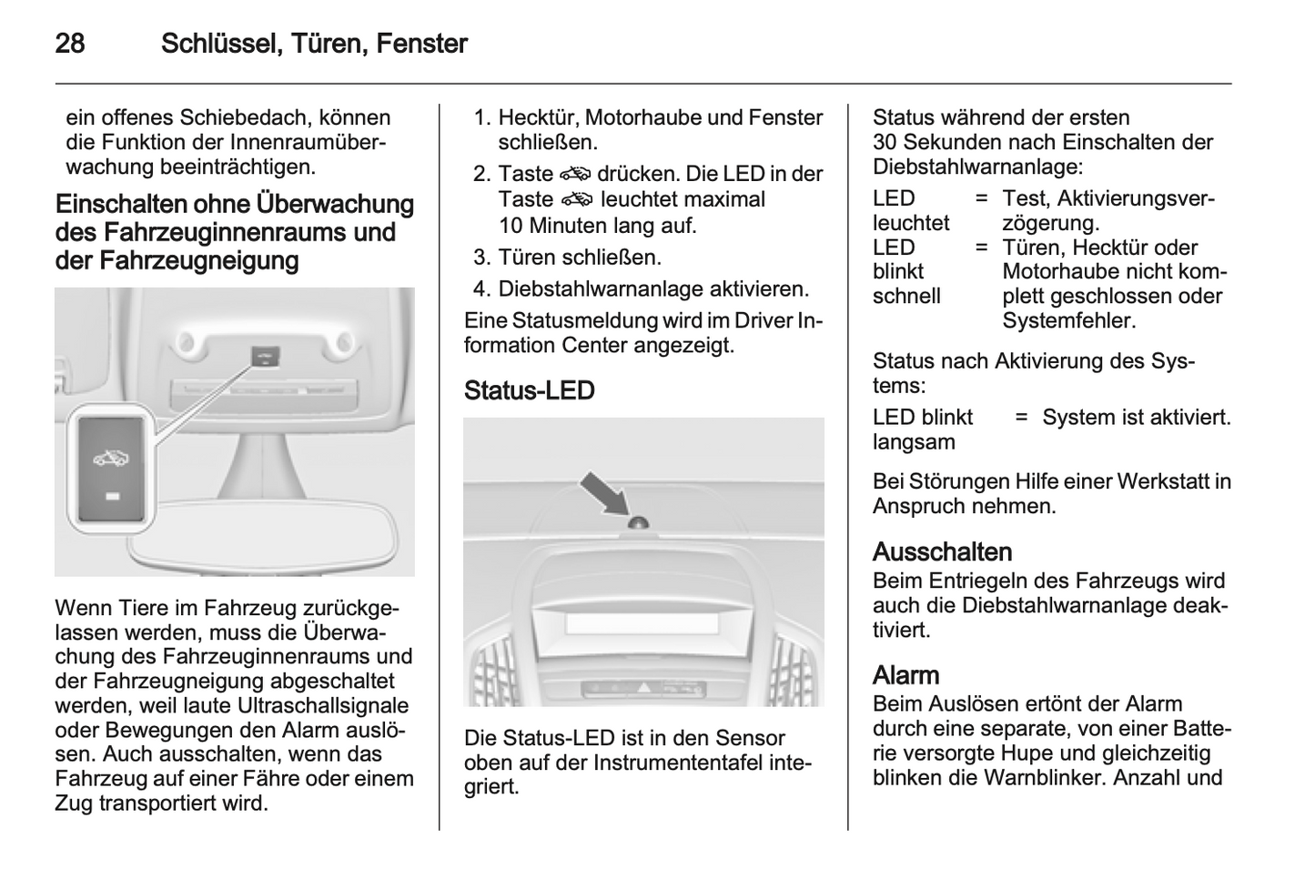 2012 Opel Zafira Tourer Owner's Manual | German