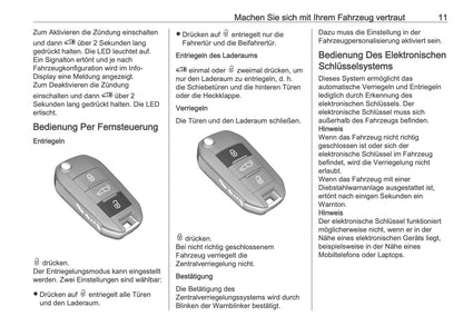 2025-2026 Opel Zafira Life Owner's Manual | German