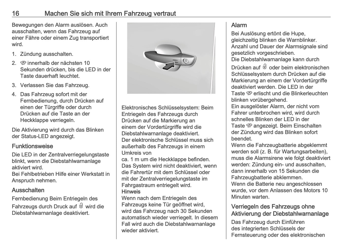 2025-2026 Opel Zafira Life Owner's Manual | German