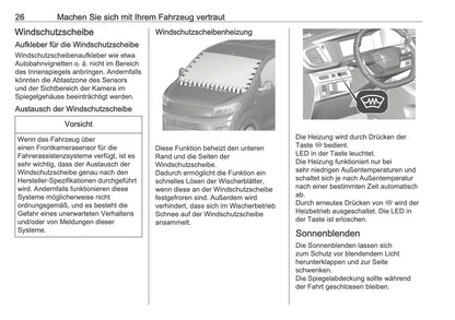 2025-2026 Opel Zafira Life Owner's Manual | German