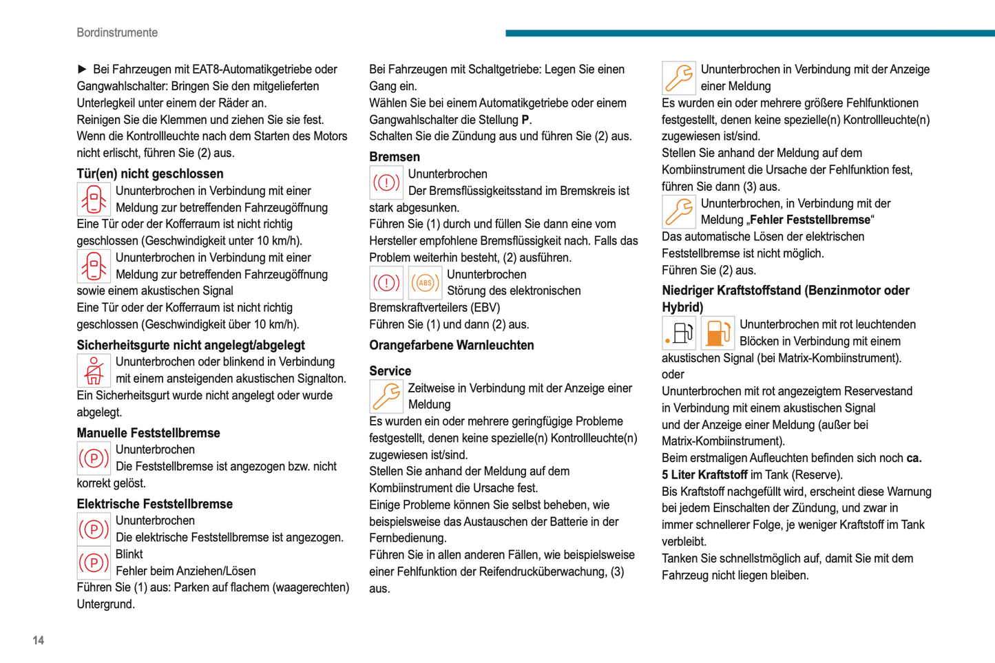 2023-2024 Peugeot 208/e-208 Owner's Manual | German