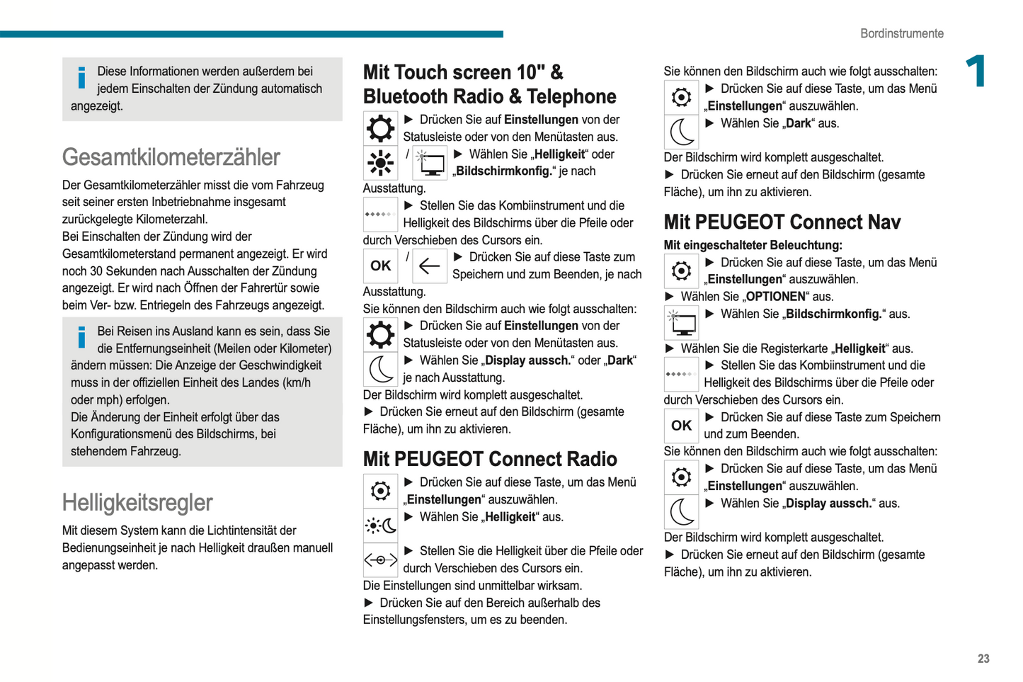 2023-2024 Peugeot 208/e-208 Owner's Manual | German