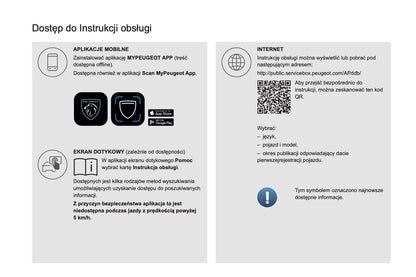 2023-2025 Peugeot 208 Owner's Manual | Polish