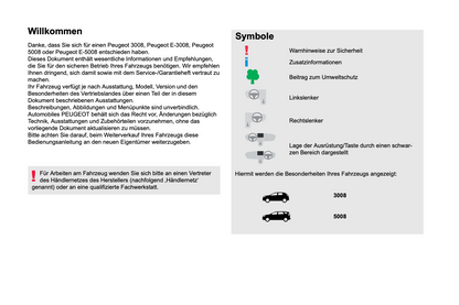 2024-2025 Peugeot 3008/e-3008/5008/e-5008 Owner's Manual | German