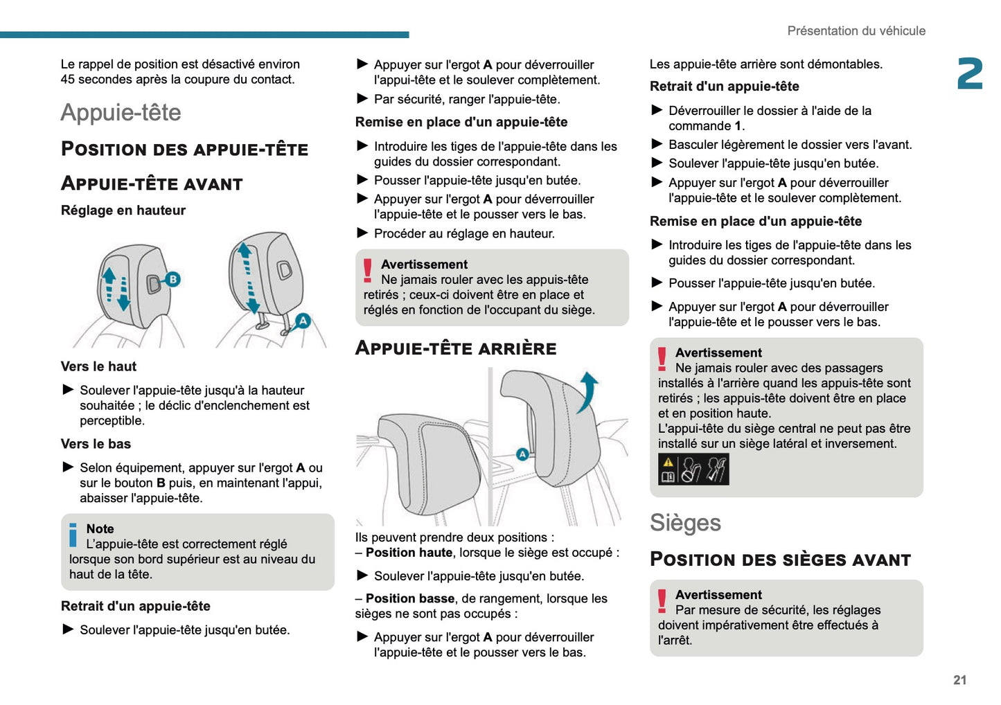 2025-2026 Peugeot 3008/5008 Manuel du propriétaire | Français