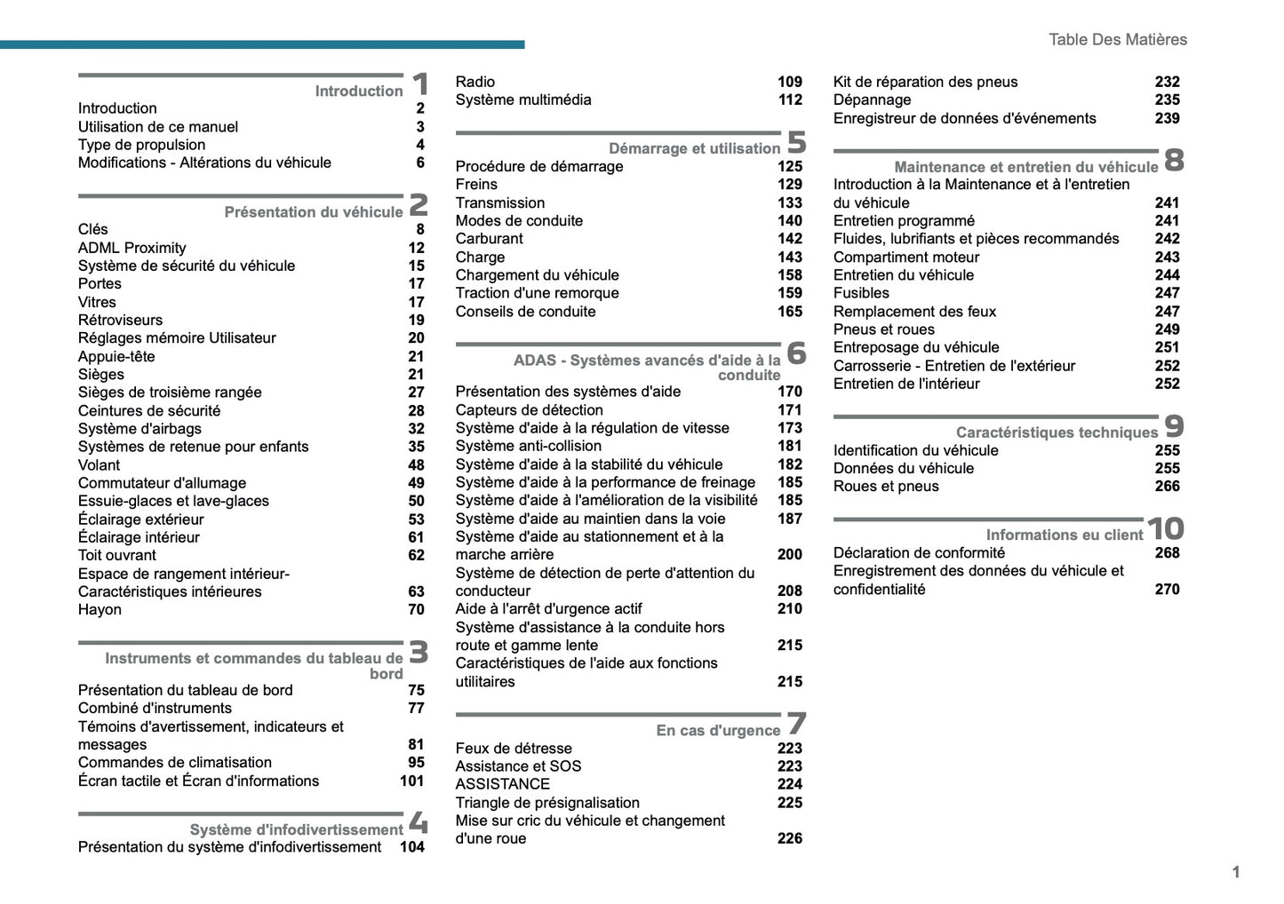 2025-2026 Peugeot 3008/5008 Manuel du propriétaire | Français