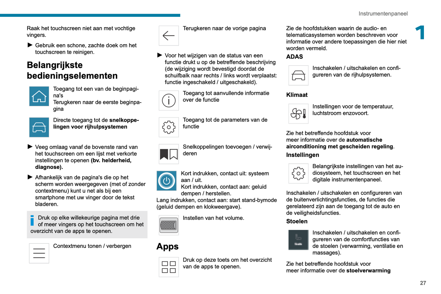 2024-2025 Peugeot 3008/e-3008/5008/e-5008 Owner's Manual | Dutch