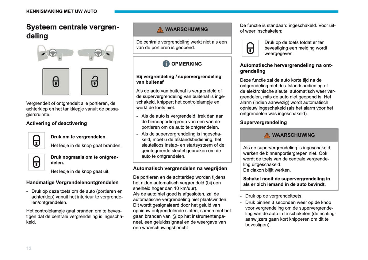 2026 Peugeot 3008/5008 Owner's Manual | Dutch