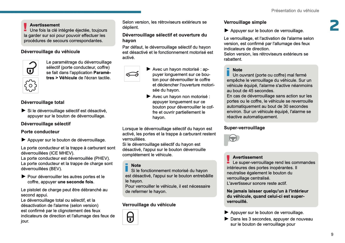 2025-2026 Peugeot 308 Manuel du propriétaire | Français