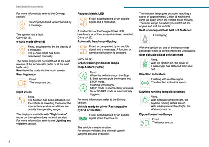 2024-2026 Peugeot 408/e-408 Owner's Manual | English