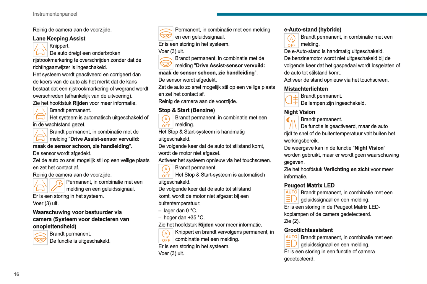 2024 Peugeot 408 Owner's Manual | Dutch