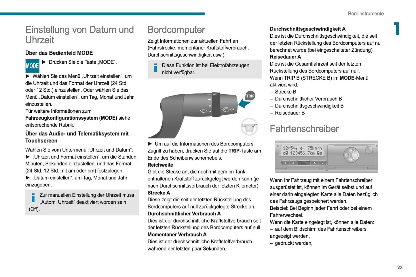 2021-2024 Peugeot Boxer Bedienungsanleitung | Deutsch
