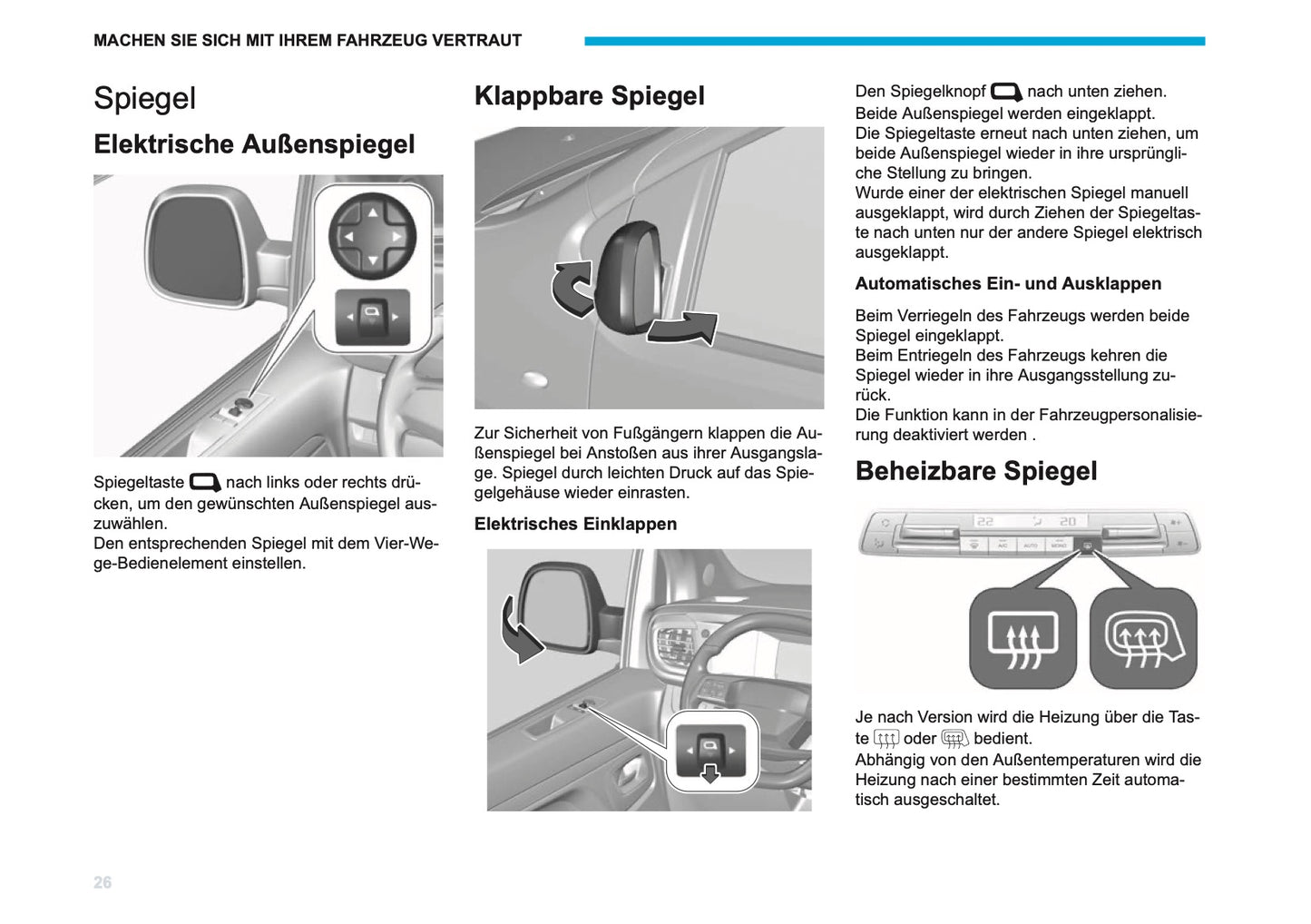 2026 Peugeot Expert/Traveller Bedienungsanleitung | Deutsch