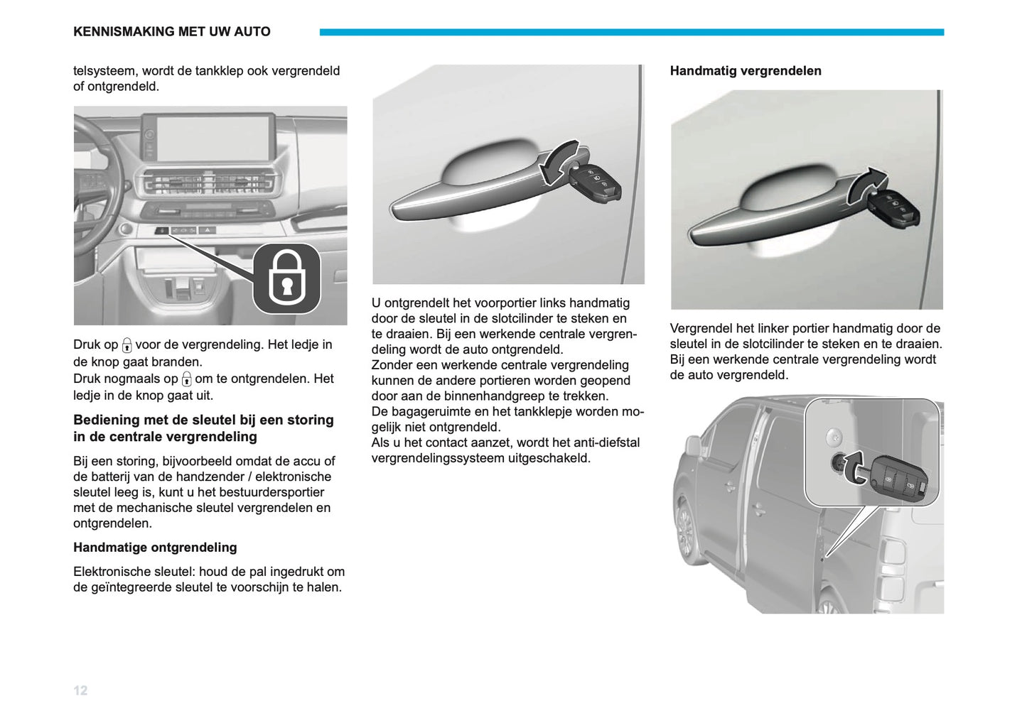 2026 Peugeot Expert/Traveller Owner's Manual | Dutch
