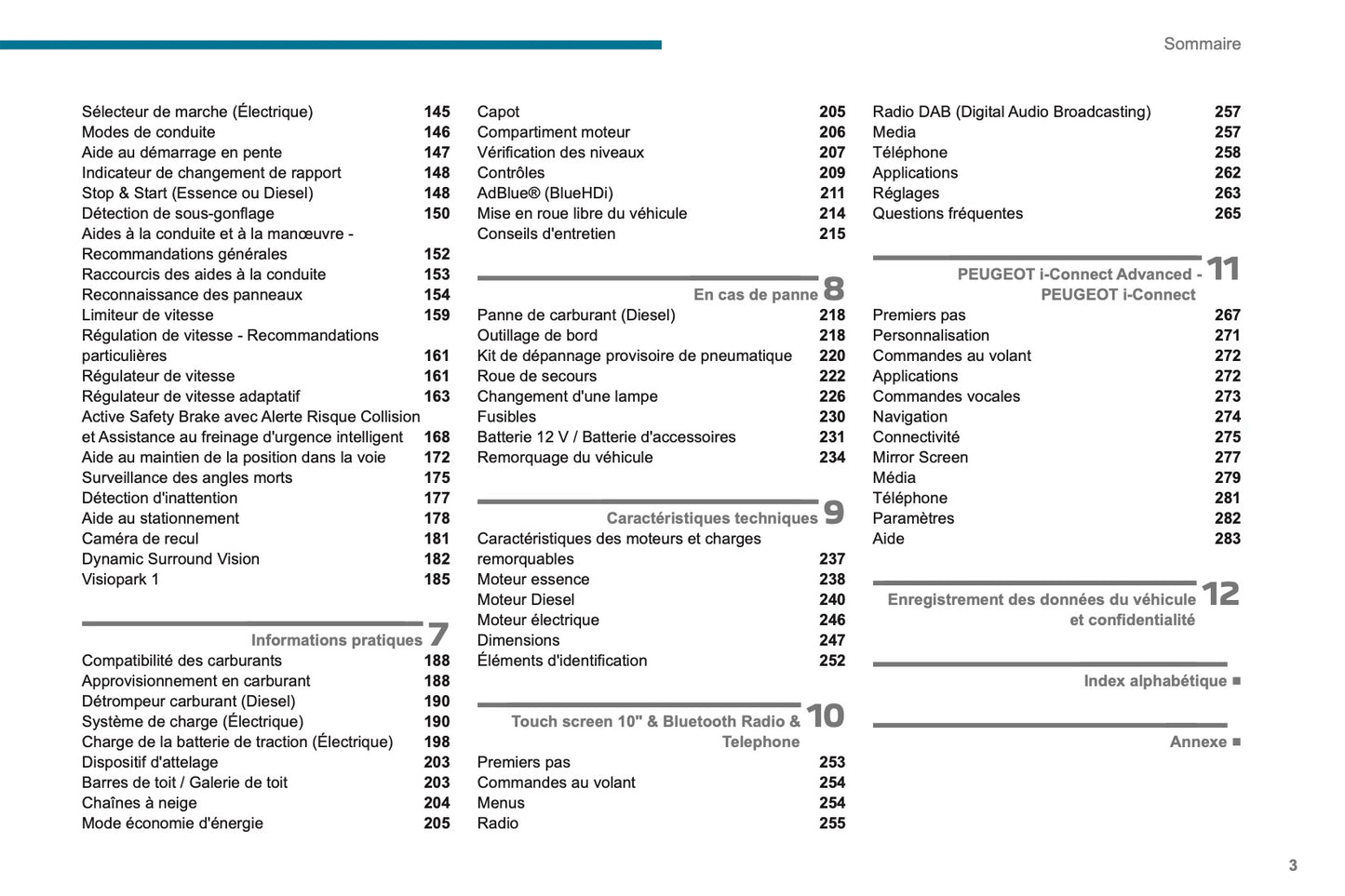 2024 Peugeot Rifter/e-Rifter/Partner/e-Partner Manuel du propriétaire | Français